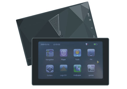 Automobil-GPS-Navigationssystem V4300 mit Bluetooth, Digital Display und Touchscreen